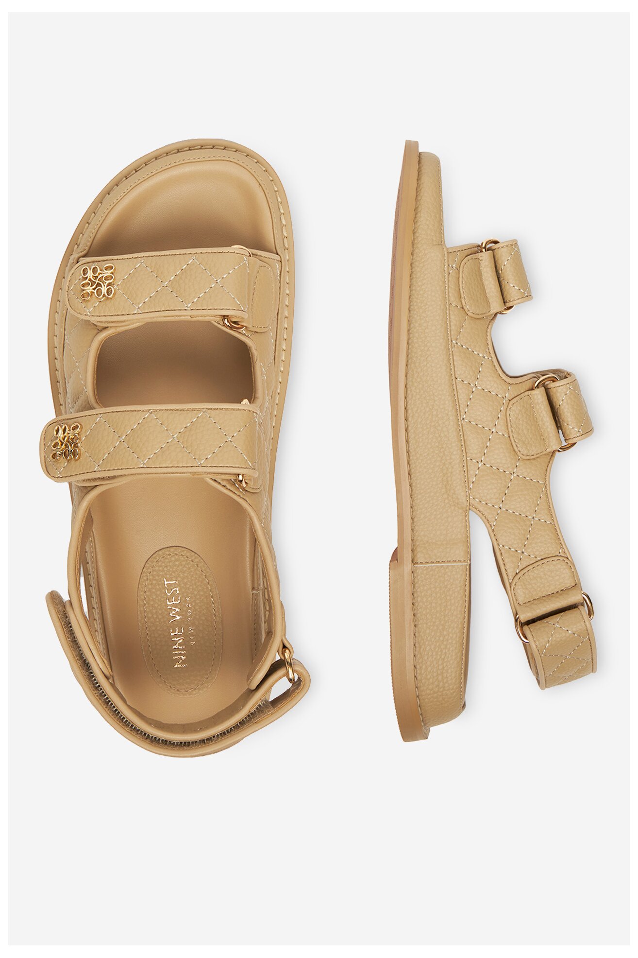 Sandały NINE WEST V1557-703-1 Beżowy