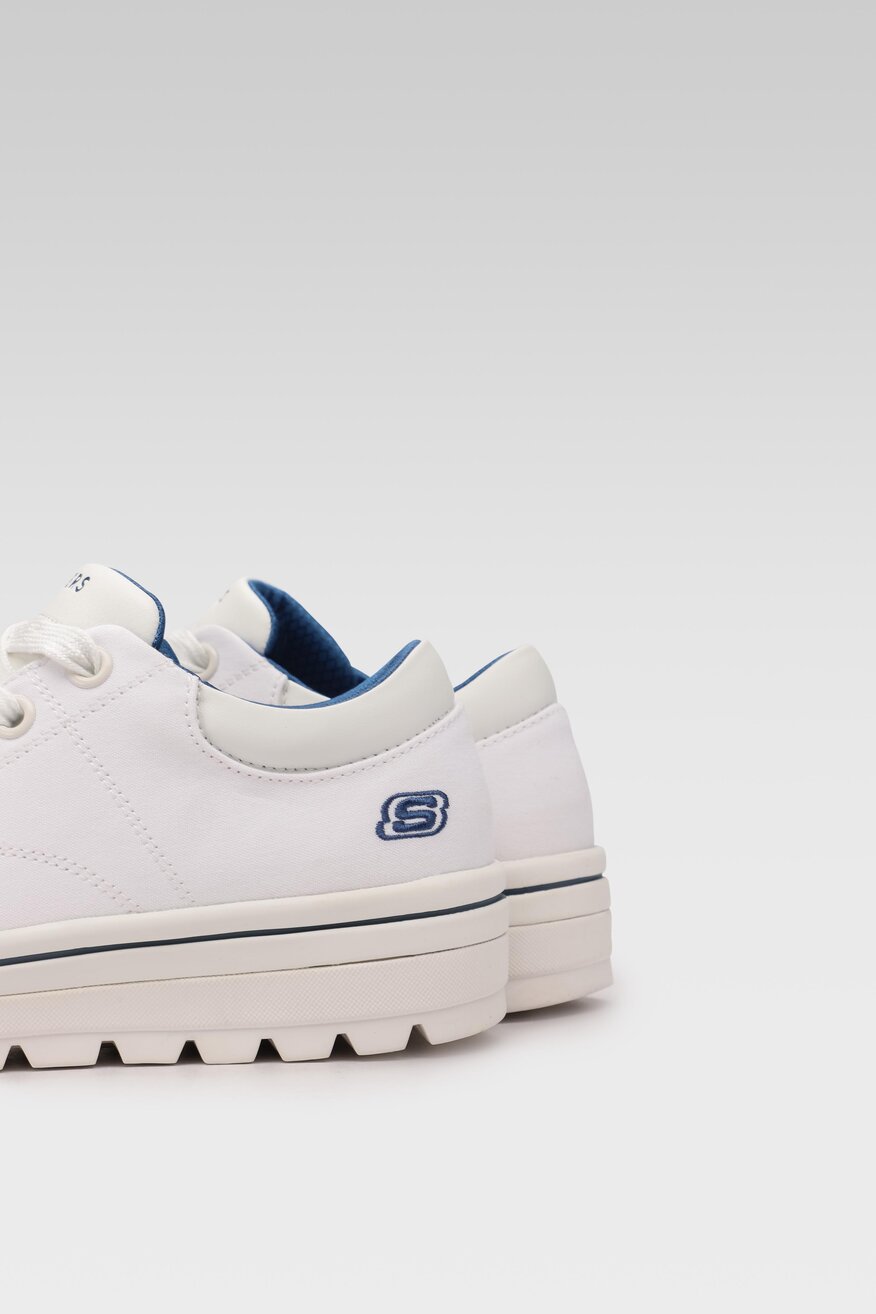 
                Skechers - Trampki pastelowe białe - 5903698425894