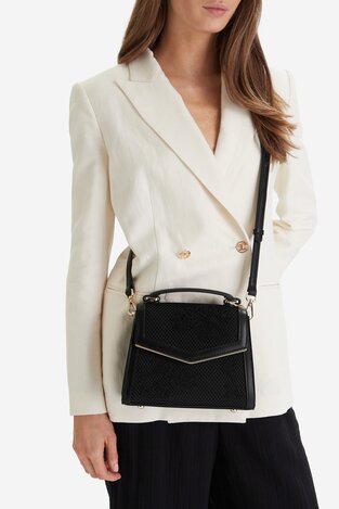 Torba NINE WEST CEO-WALL STREET GLOW-KY318 CRNA