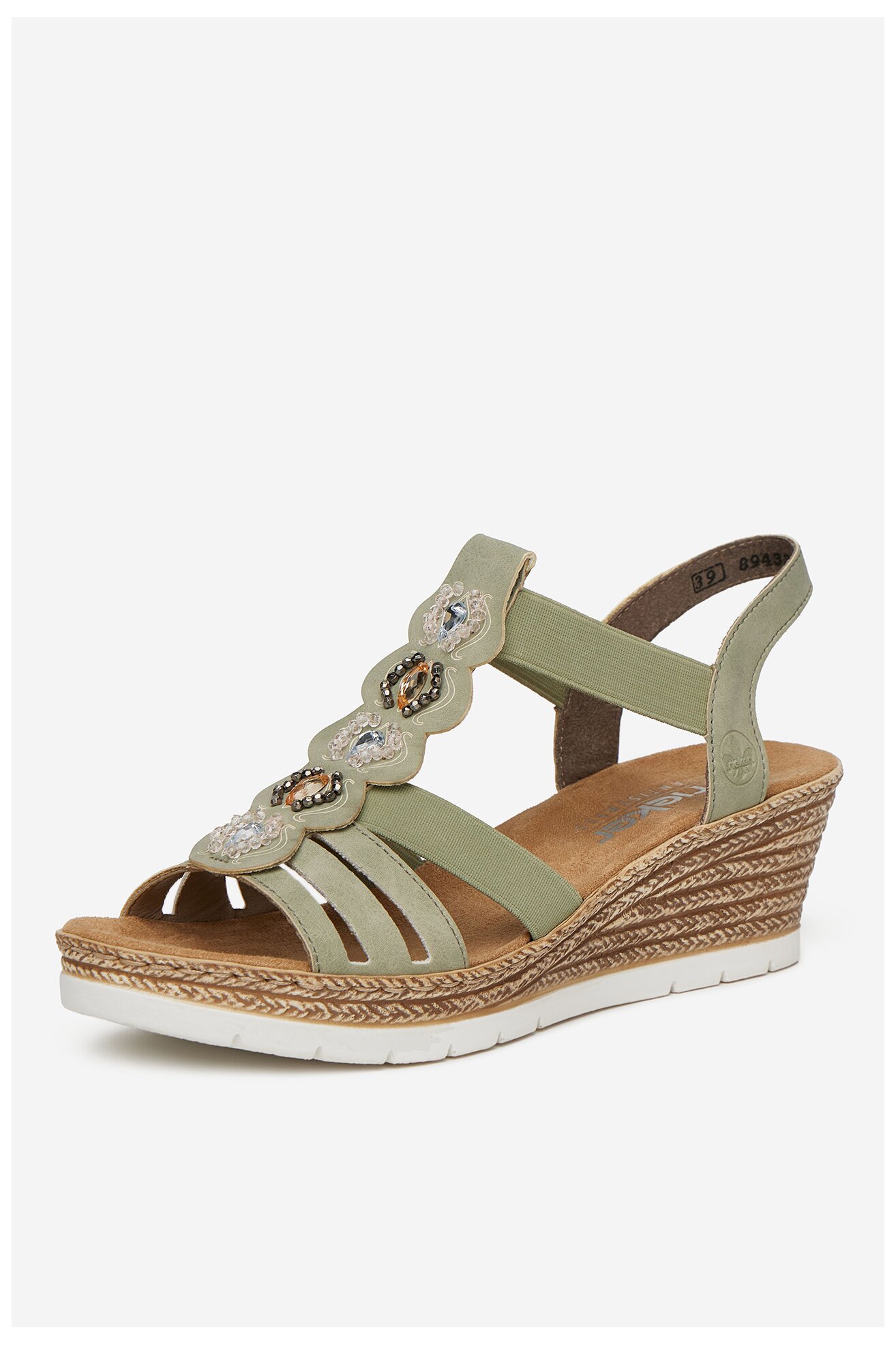 Сандали Rieker 619B2-52 СВЕТЛОЗЕЛЕН