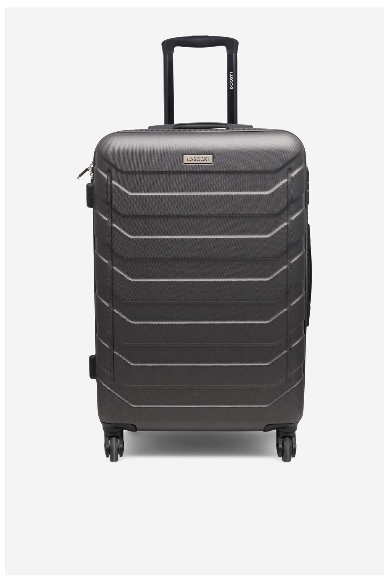 Walizka Lasocki WAS-M-003-A23-GREY Szary