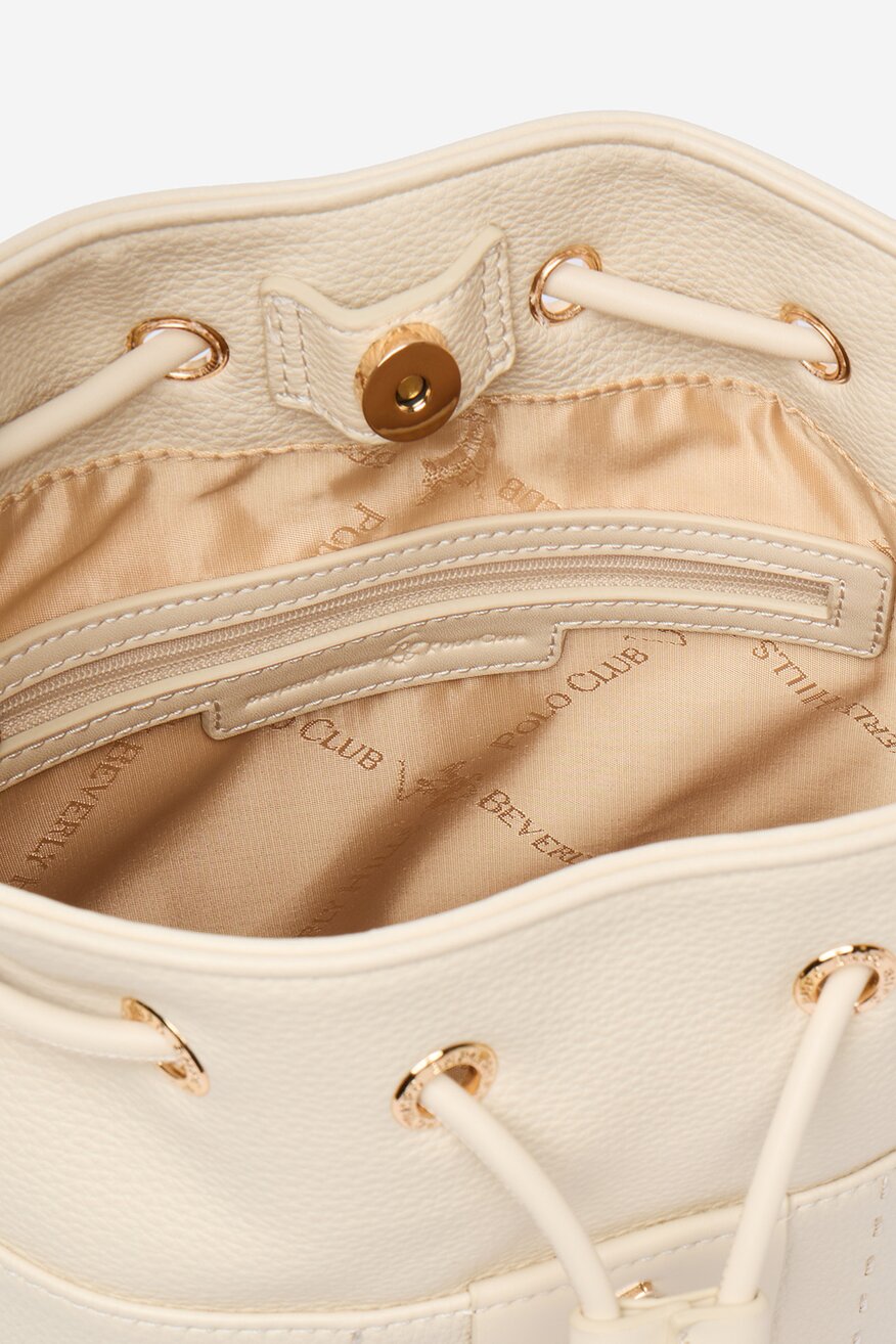 
                Дамска чанта Beverly Hills Polo Club СЛОНОВА КОСТ - 5906751598337