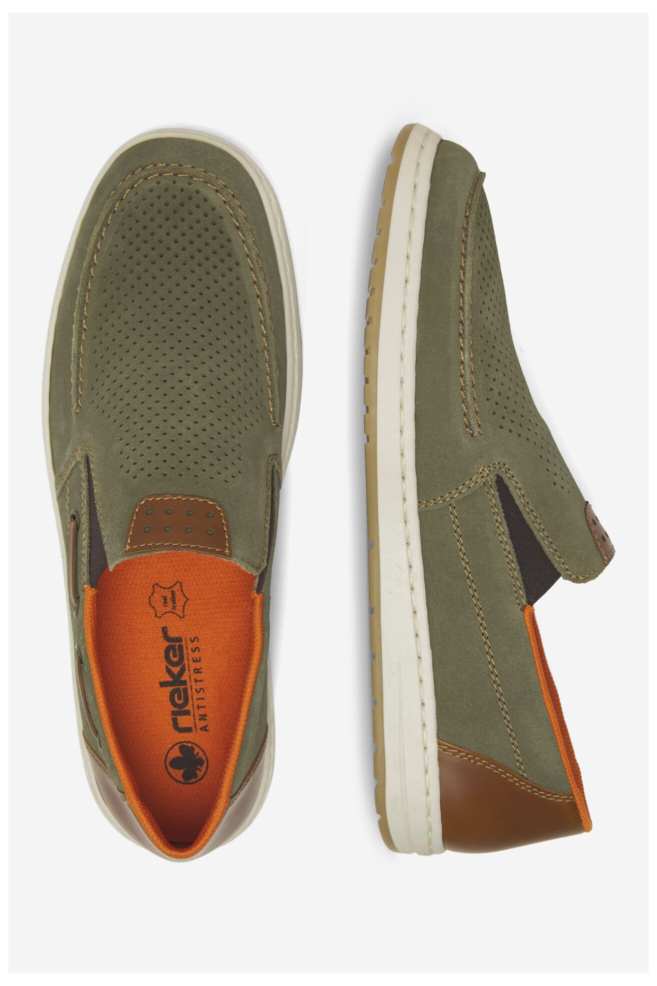 Половинки обувки Rieker 18266-54 ЗЕЛЕН