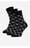 Шкарпетка NINE WEST CEO_BR_NW_SILVER_01_Z_AW25 (3 PACK) ЧОРНИЙ