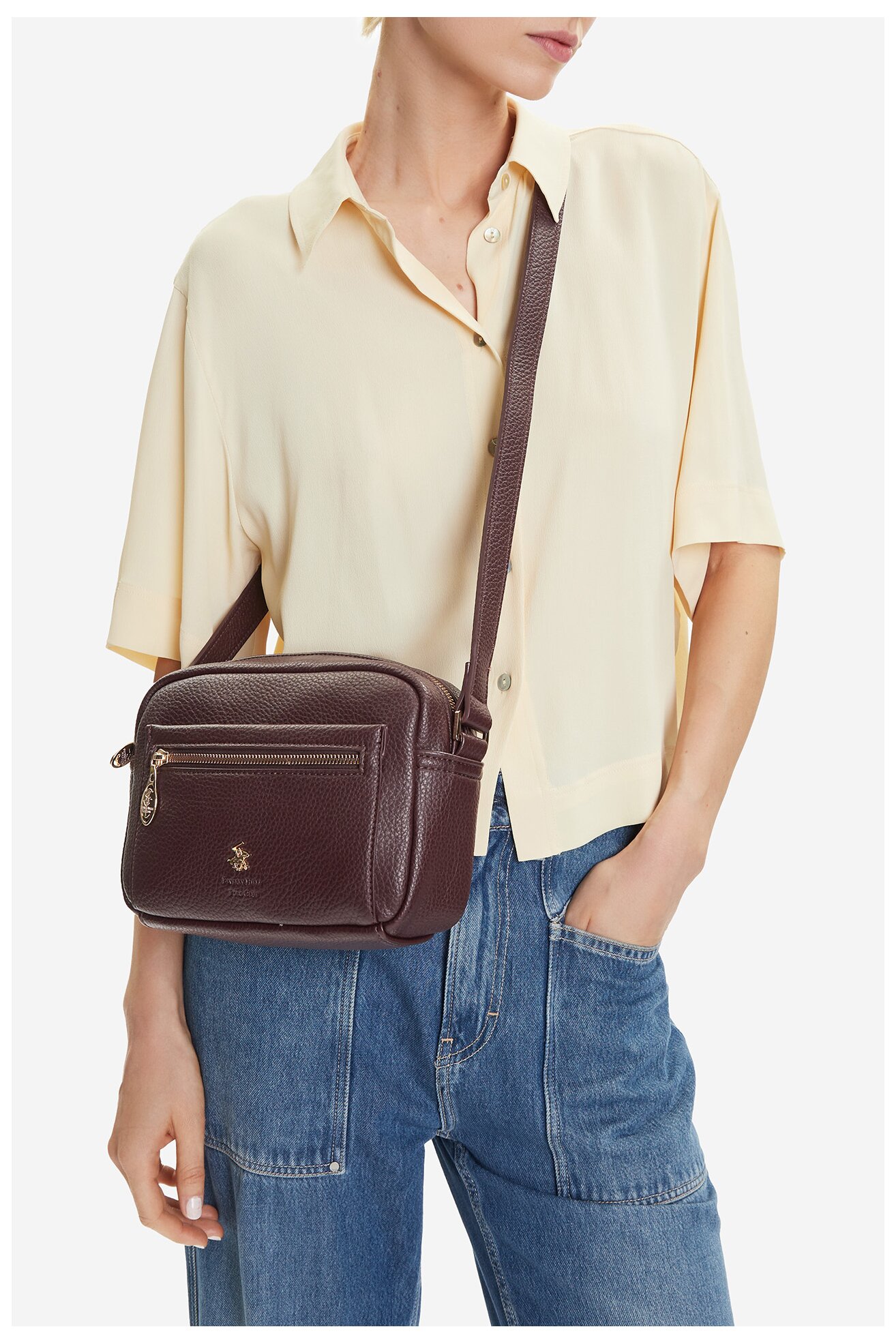 Сумка З Ремінцем Beverly Hills Polo Club CEO-BHPC-C-004-08 ФІОЛЕТОВИЙ