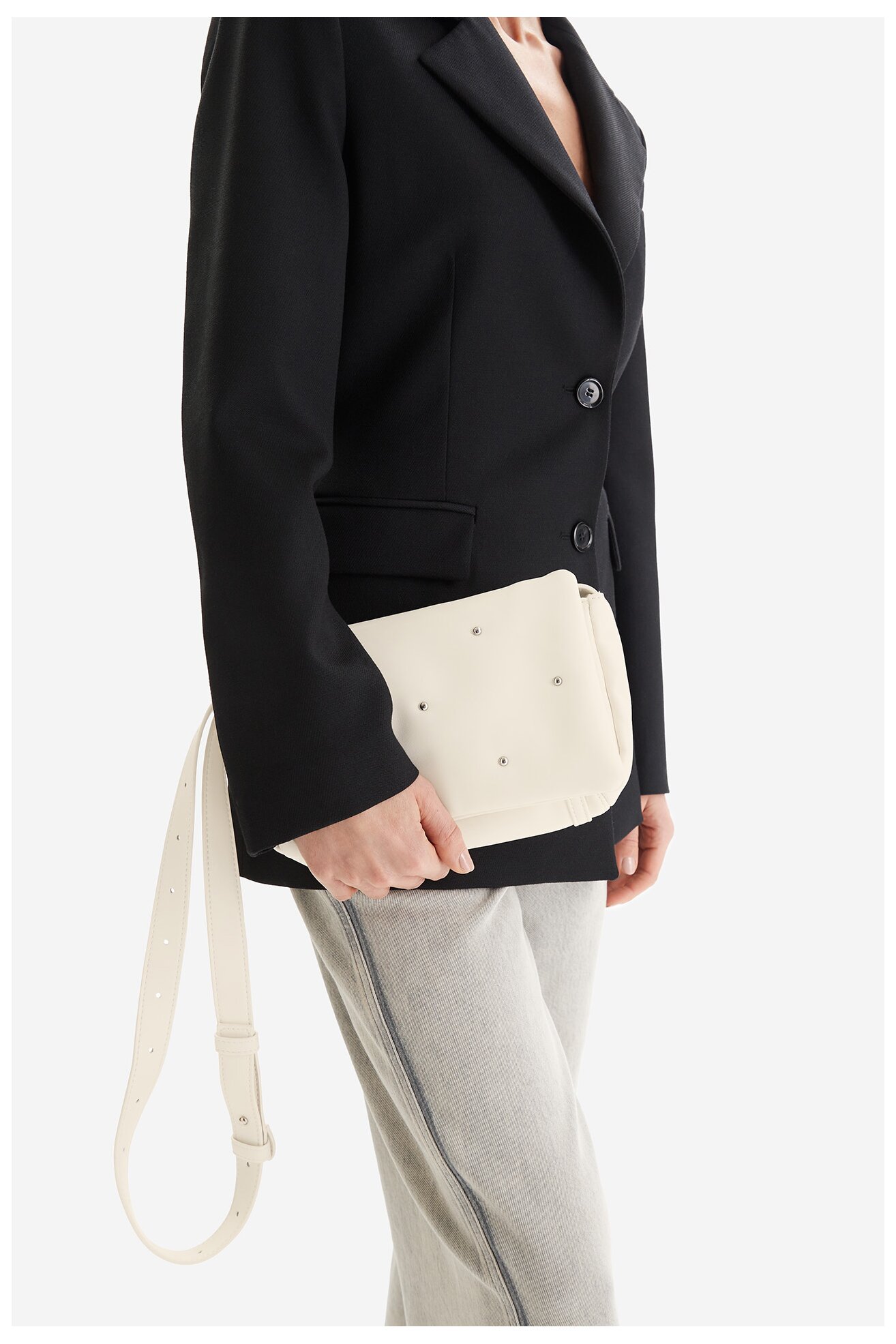 Kézitáska Jenny CEO-JNY-M-003-09 CSONTSZÍNŰ