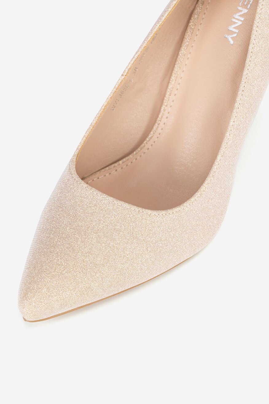 Pantofi cu toc Jenny BEJ - 5904862302713