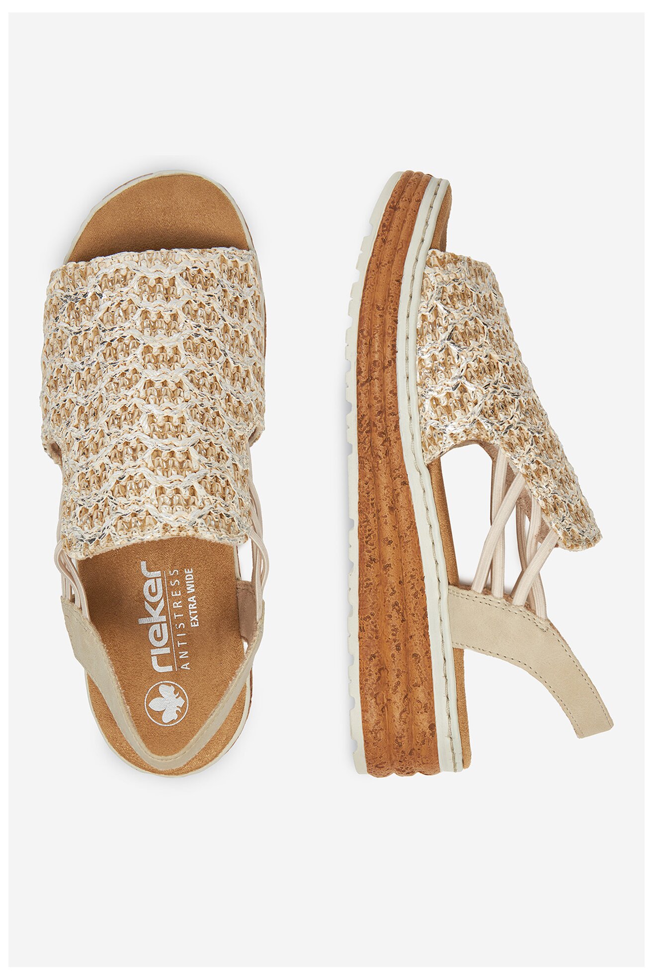 Szandál Rieker 62741-60 BÉZS