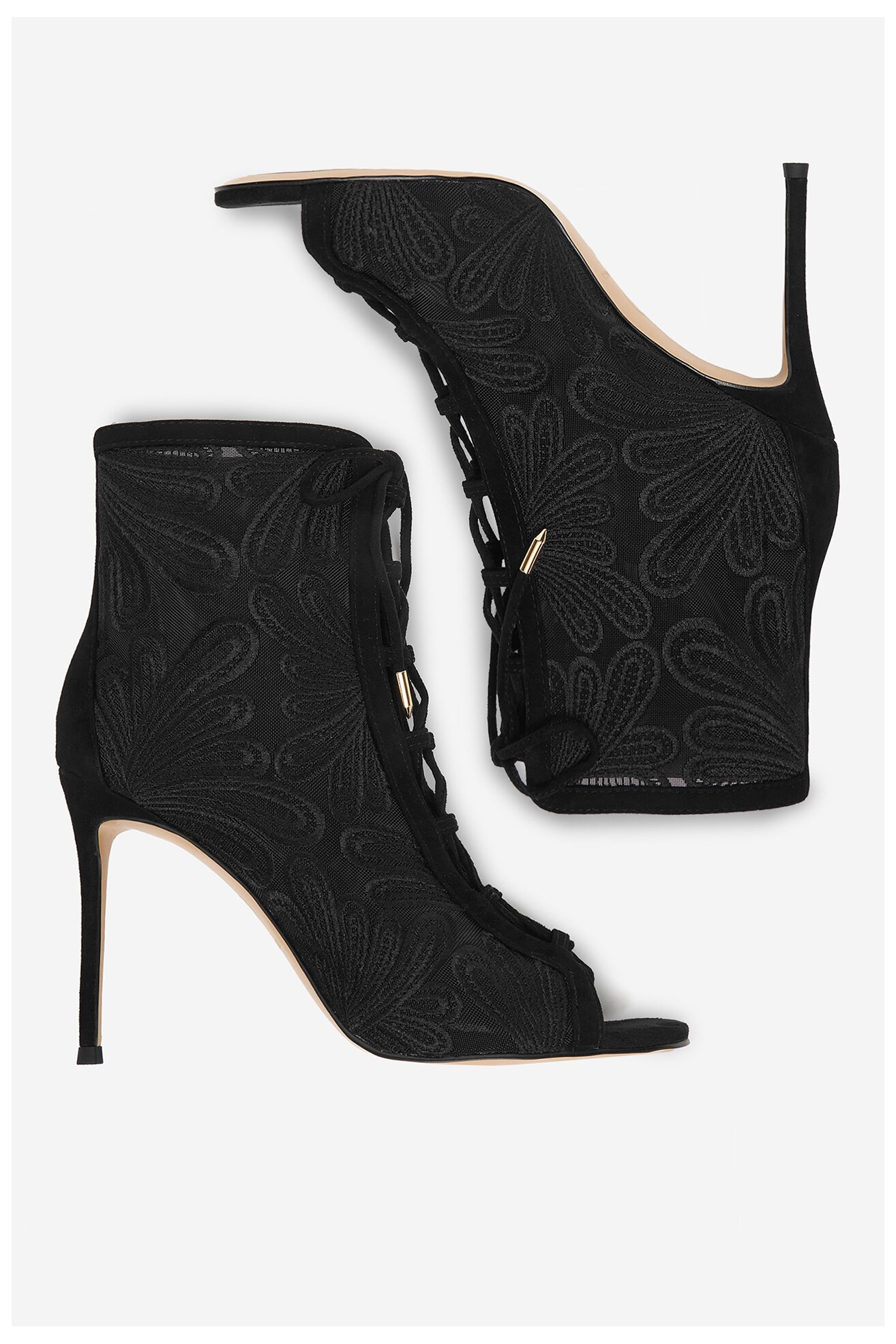 Ботильйони EVA MINGE EO-SASHA-LT18006-205 ЧОРНИЙ