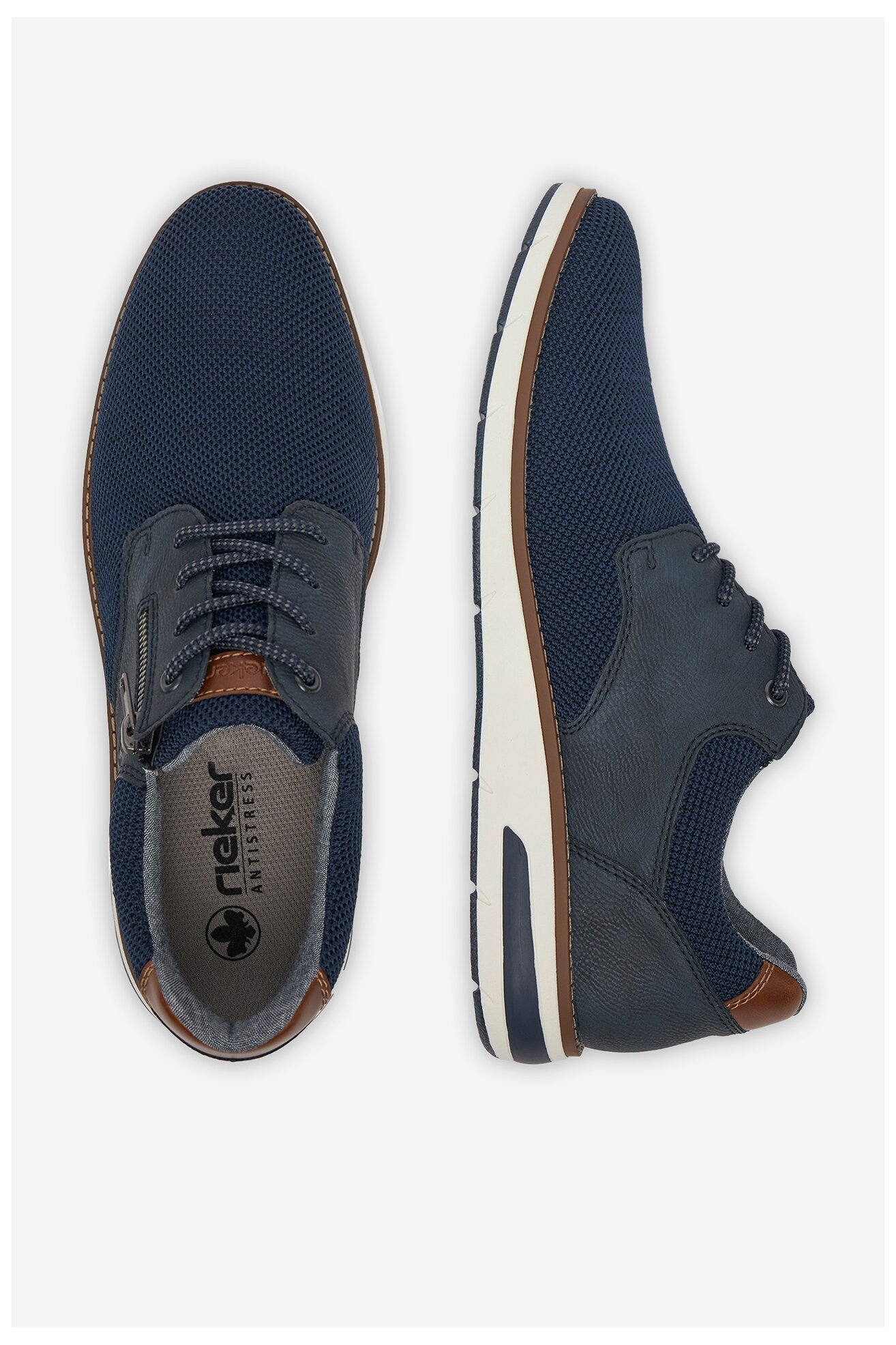 Półbuty Rieker 11311-14 Granatowy