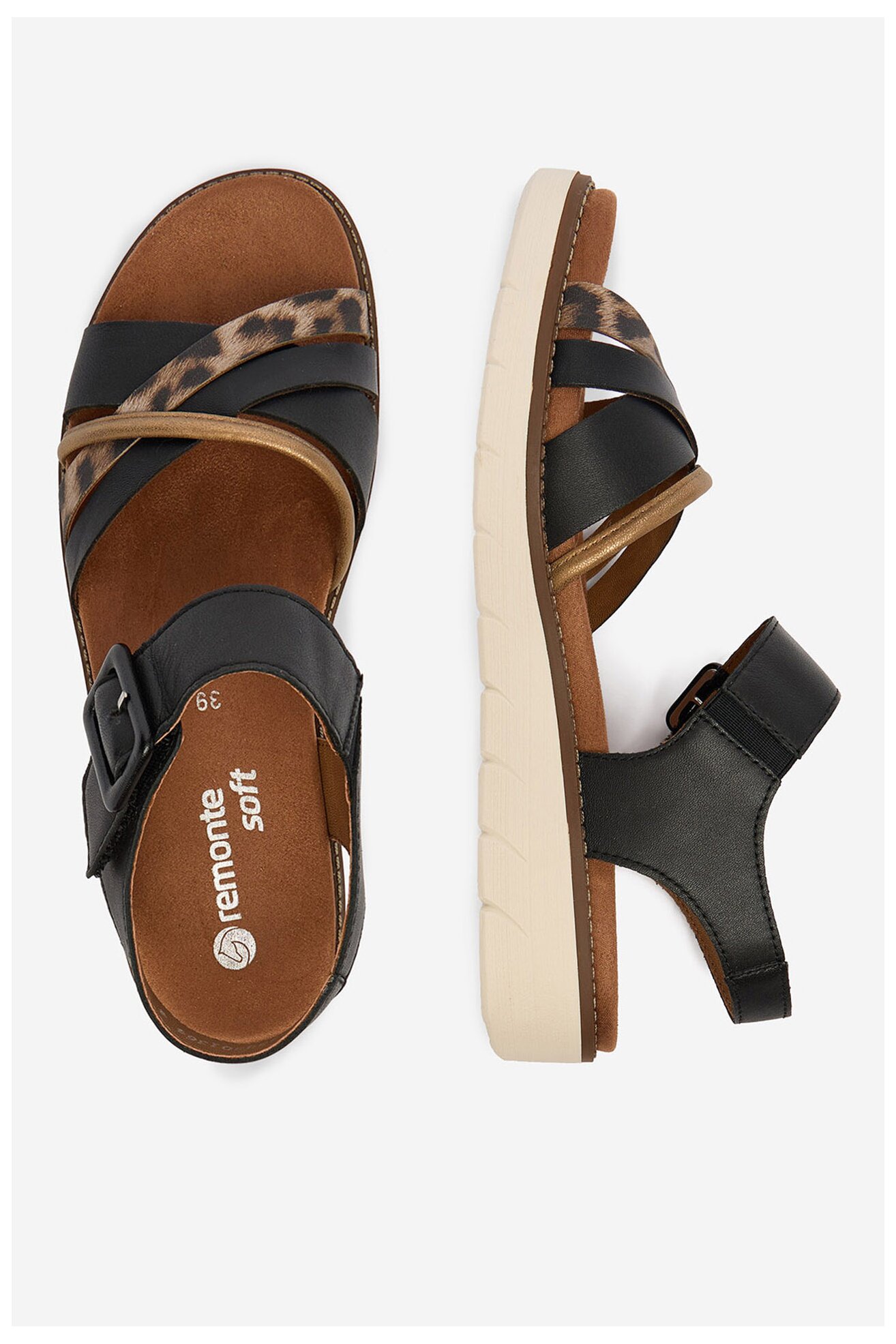 Sandały Remonte CEO-D2043-03 Czarny