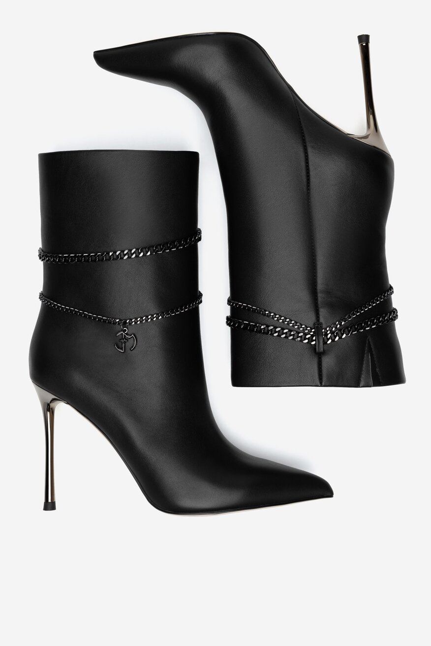 
                Bokacsizma EVA MINGE FEKETE - 5905588988366