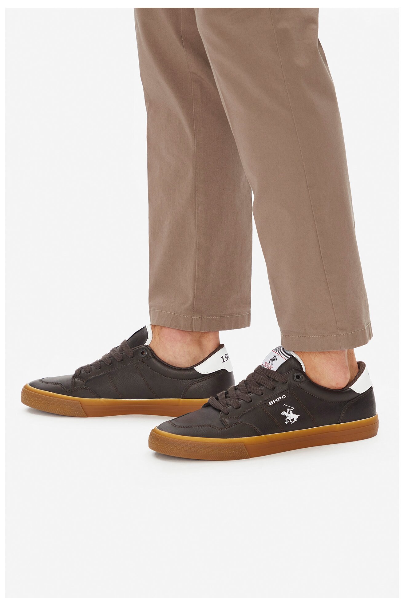 Sneakers Beverly Hills Polo Club CEO-V5-FALCO Brązowy