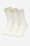 Zokni ROXY CEO_BR_ROXY_2032_W_AW25 (3 PACK) FEHÉR