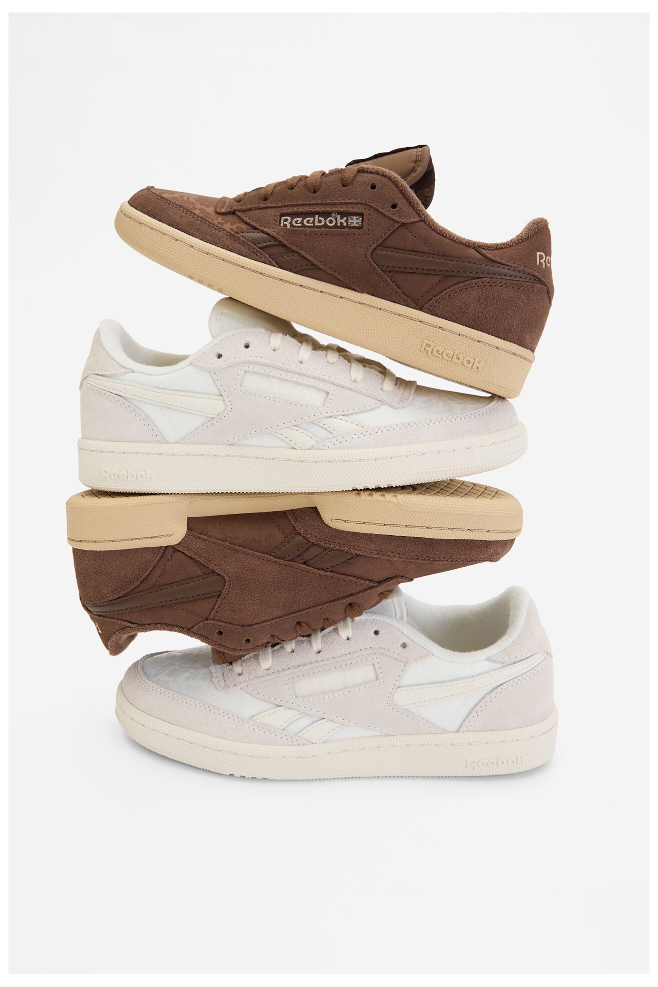 Obuwie sportowe Reebok EO-CLUB C REVENGE VINTAGE II 100244746 Brązowy