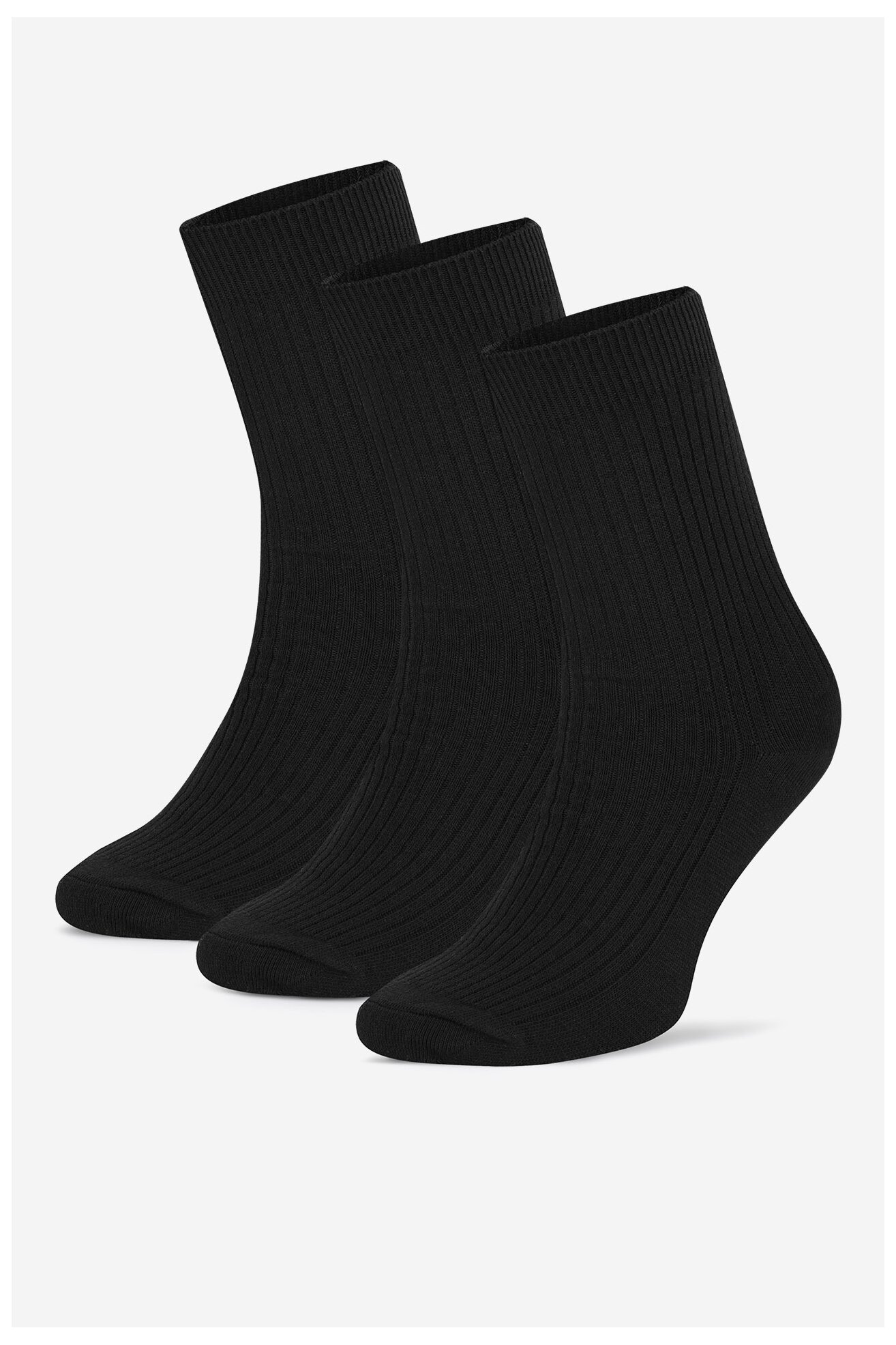 Soseste Gino Rossi 3MB-003-AW24 (3-PACK) NEGRU