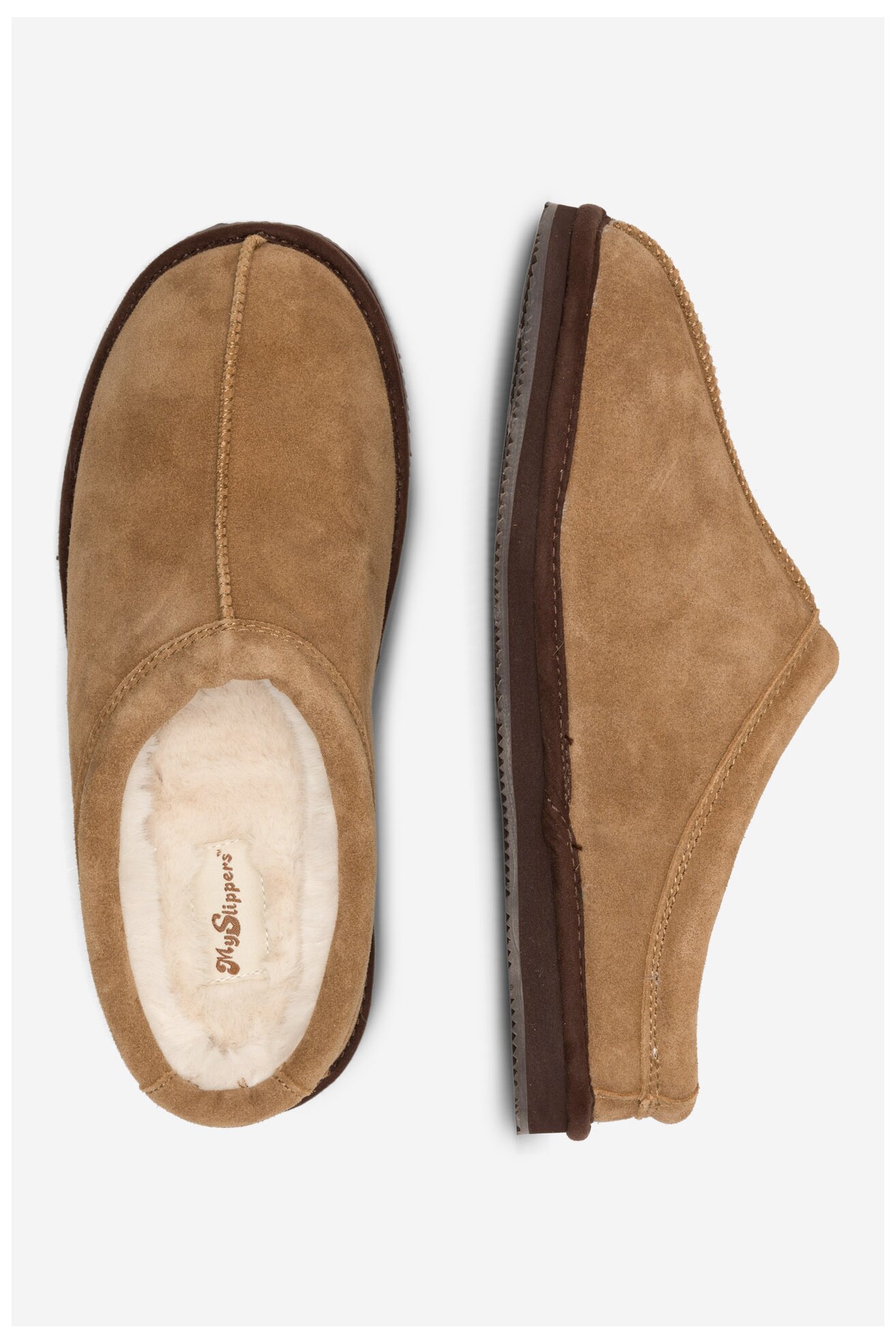 Kapcie MYSLIPPERS MPF20MID001B Brązowy