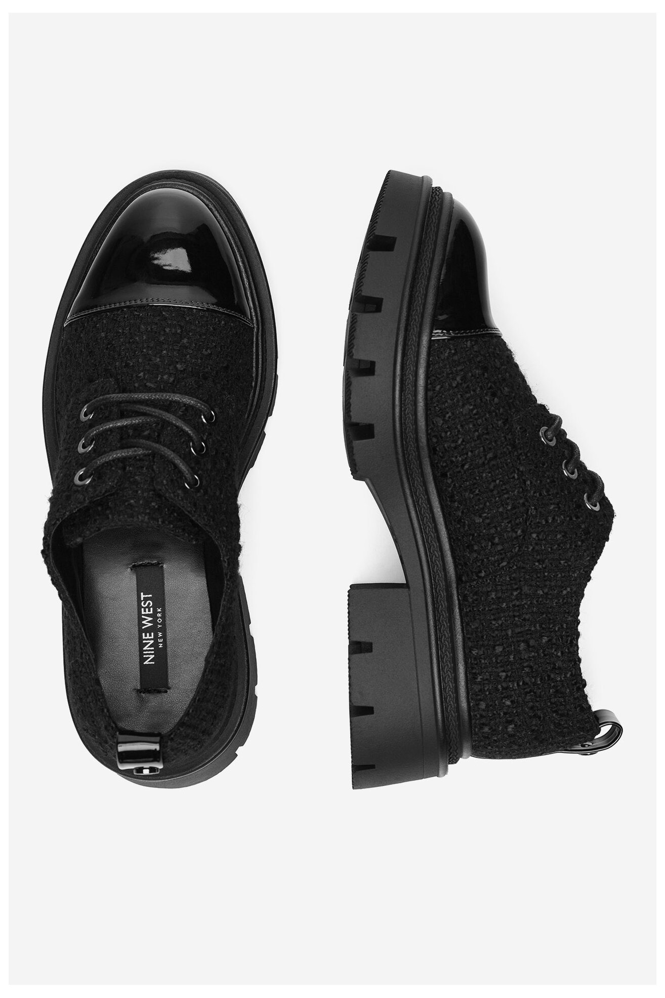 Półbuty NINE WEST 8198-1A Czarny