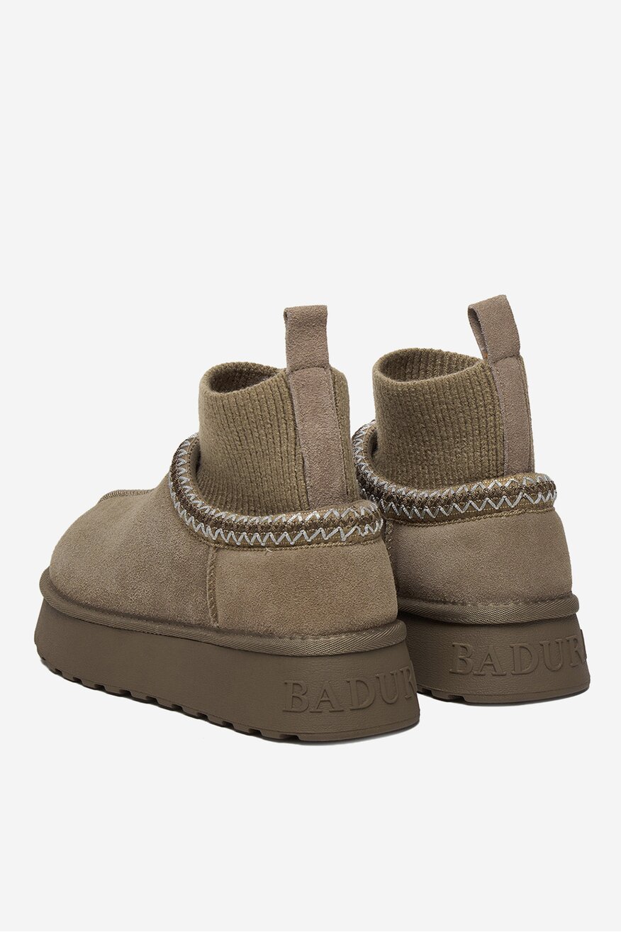 Badura - Śniegowce zamszowe ocieplane - 5906751274613