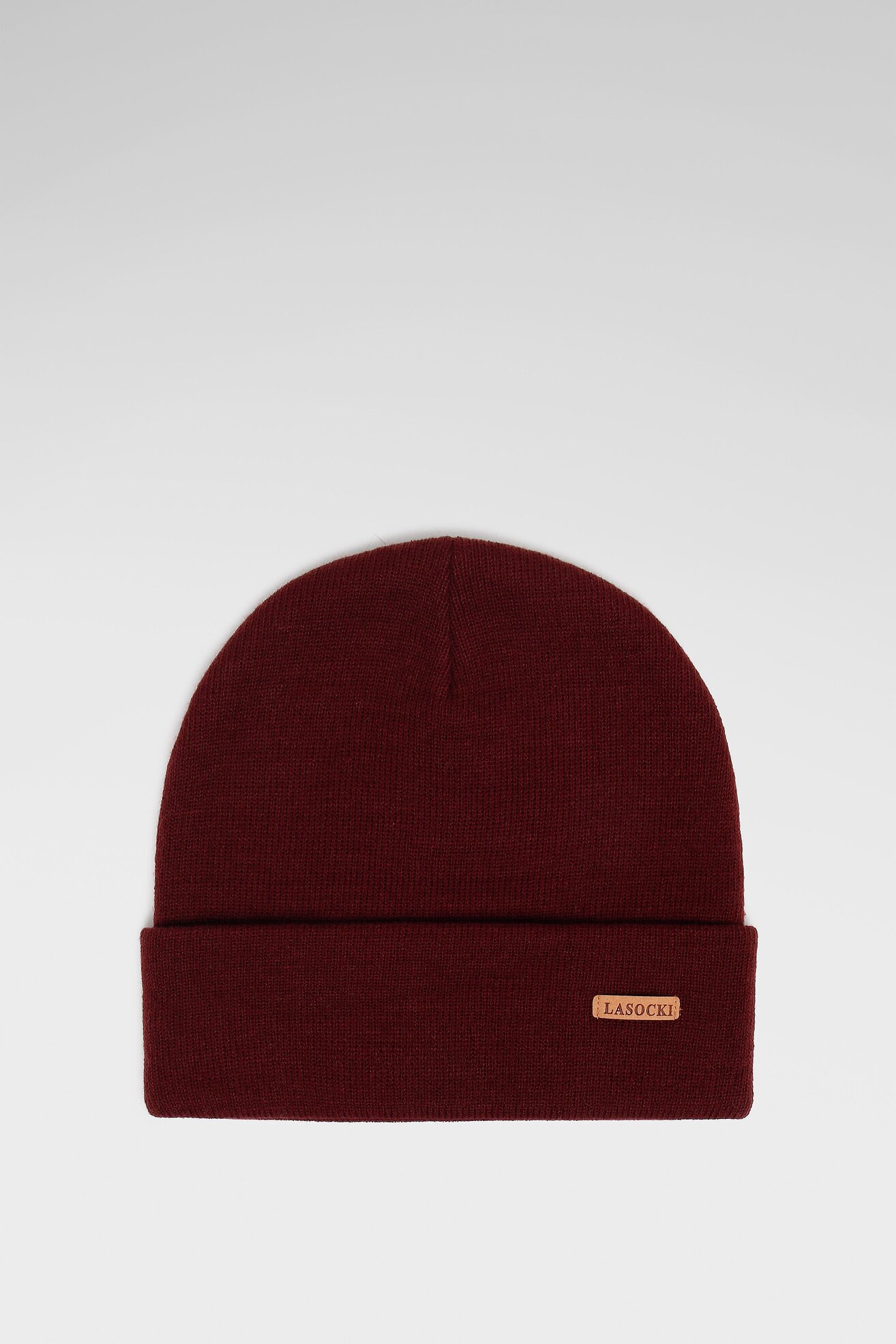 Czapka męska Lasocki 2M3-008-AW21 Bordowy