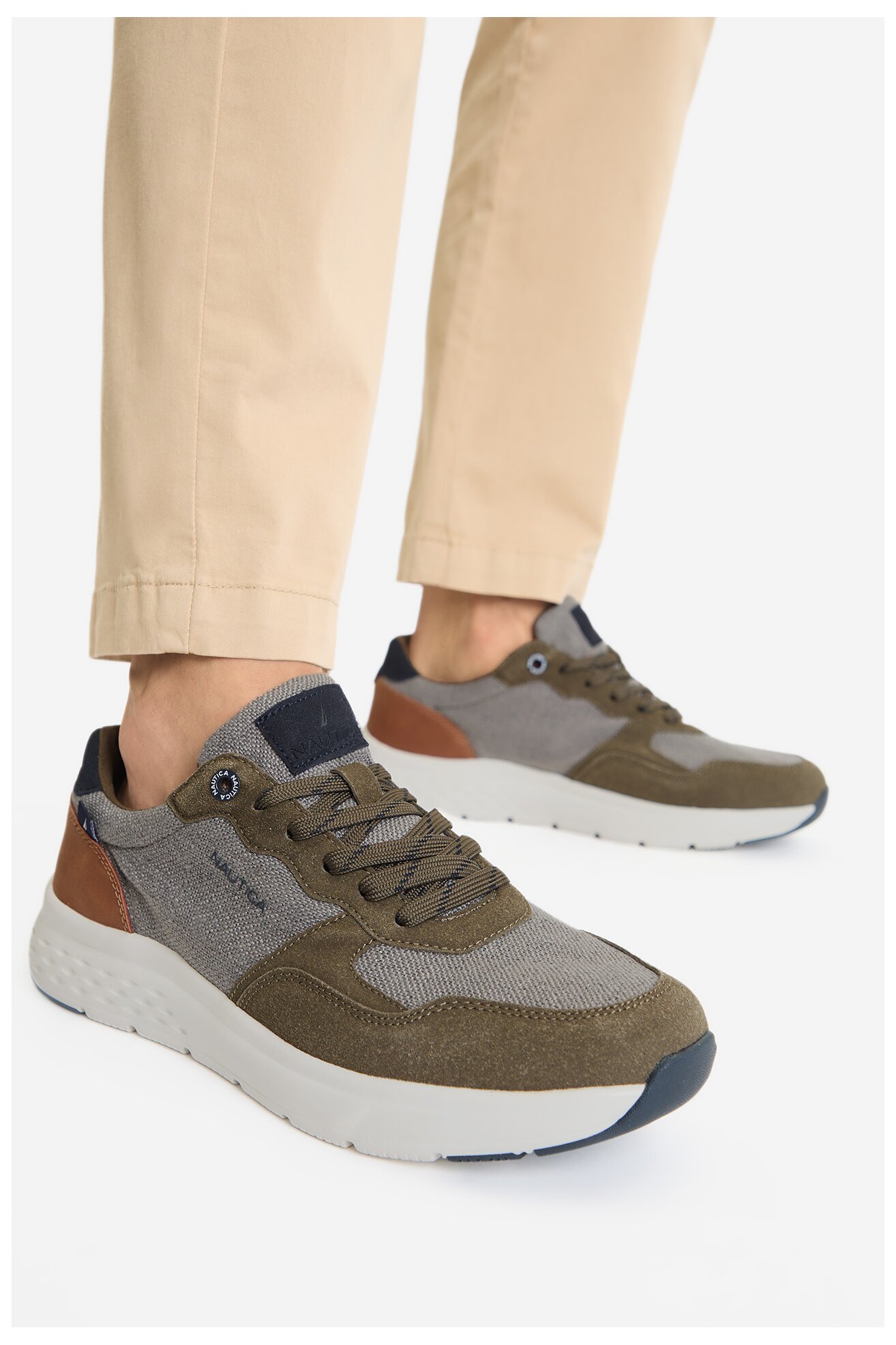 Sneakers NAUTICA CWBEO-BASILIO-01 Zielony ciemny