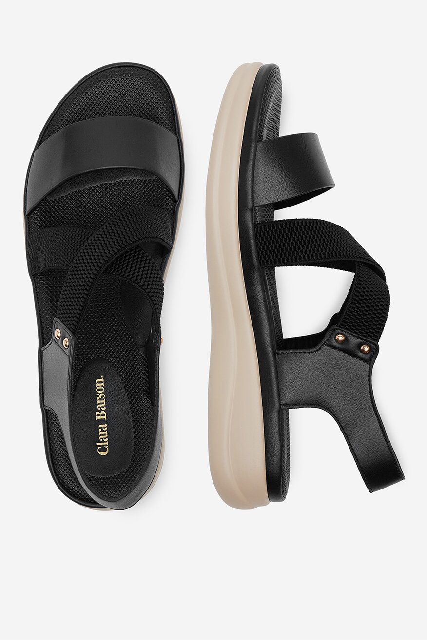 Sandale Clara Barson NEGRU - 5904862329895