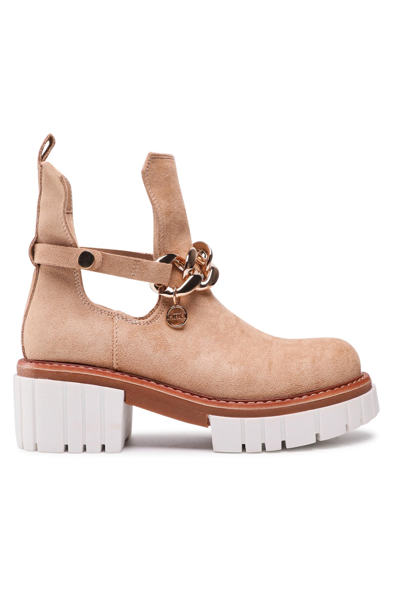 Botki DeeZee WS5785-01 Beżowy ciemny