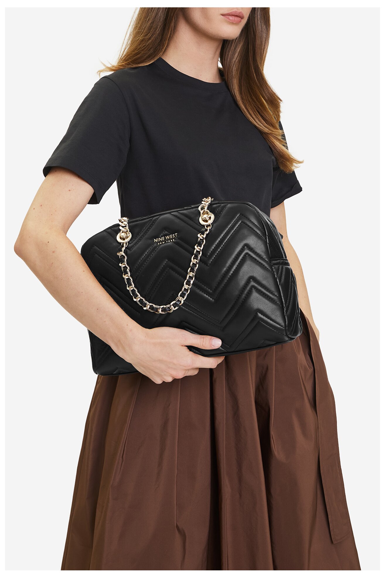 Torba NINE WEST CEO-ALICE-LA482-3468 CRNA