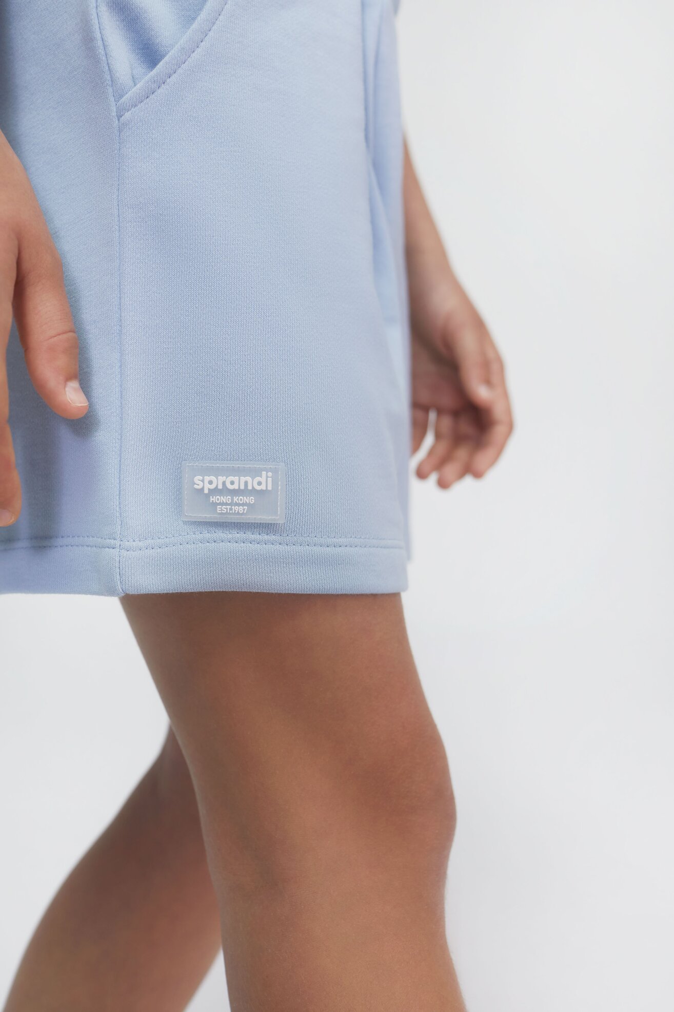 Spodenki Sprandi SS21-SHG001 Niebieski jasny