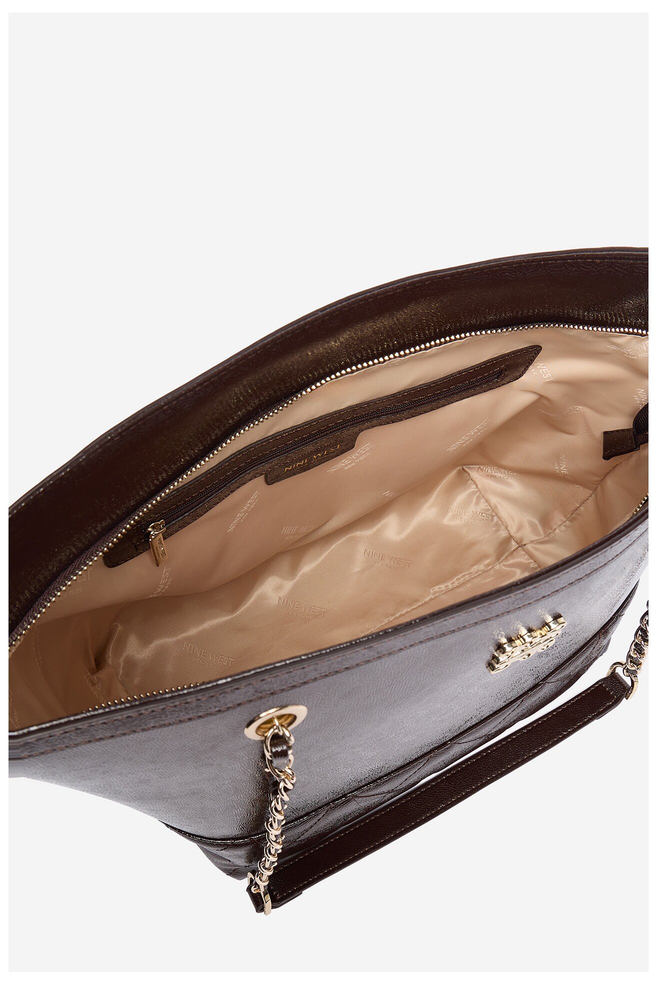 Дамска чанта NINE WEST C-TRINITY-KY090 КАФЯВ