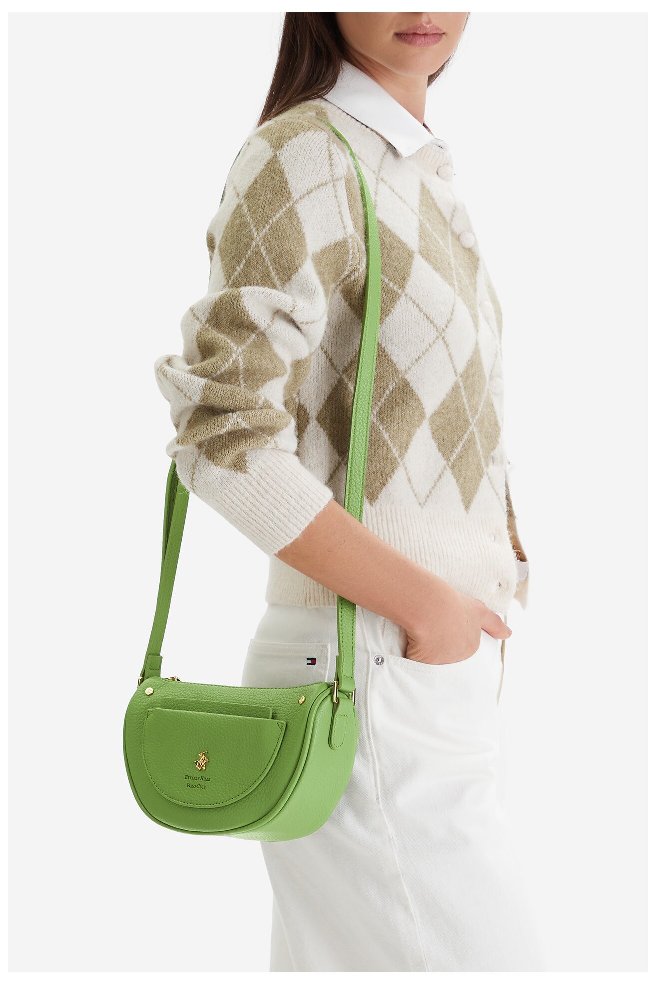 Сумка З Ремінцем Beverly Hills Polo Club CEO-BHPC-C-007-09 ЗЕЛЕНИЙ