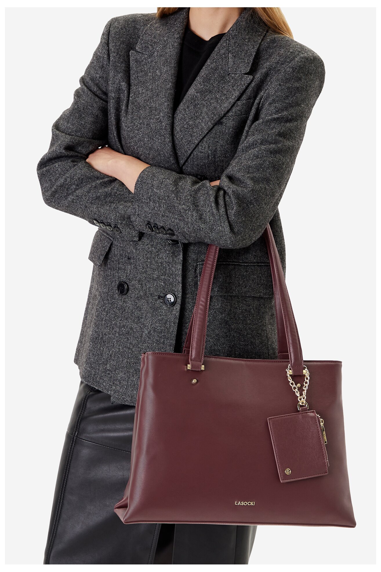 Geantă de mână Lasocki C-LSK-M-009-08 ROŞU