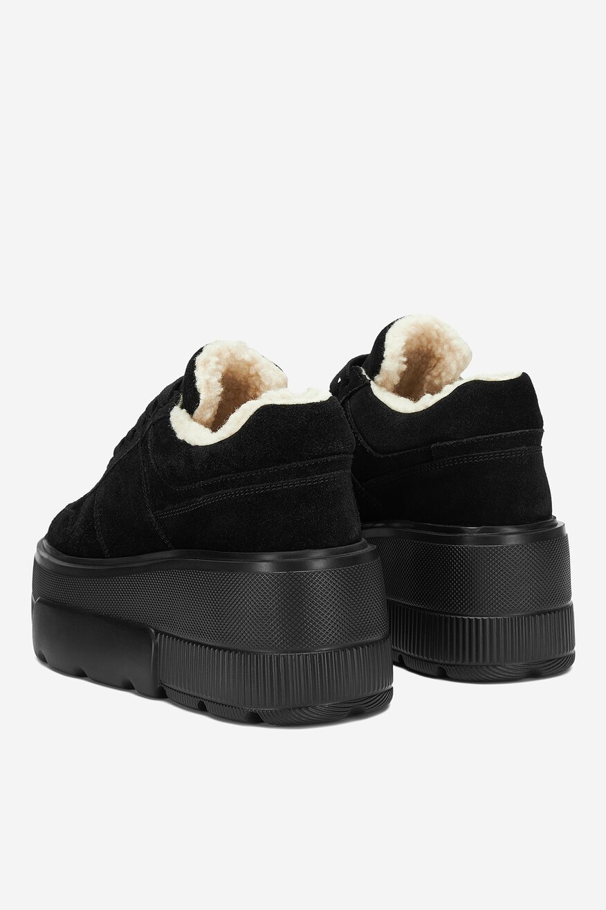 Badura - Sneakersy zamszowe ocieplane - 5905588966685