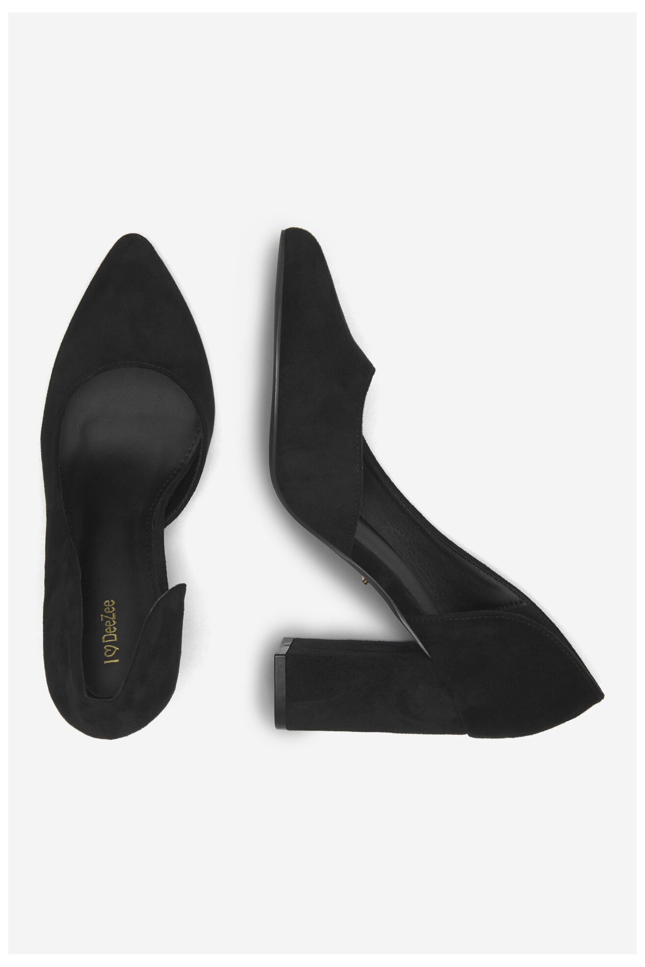 Елегантни обувки DeeZee KL- F23012-1 ЧЕРЕН