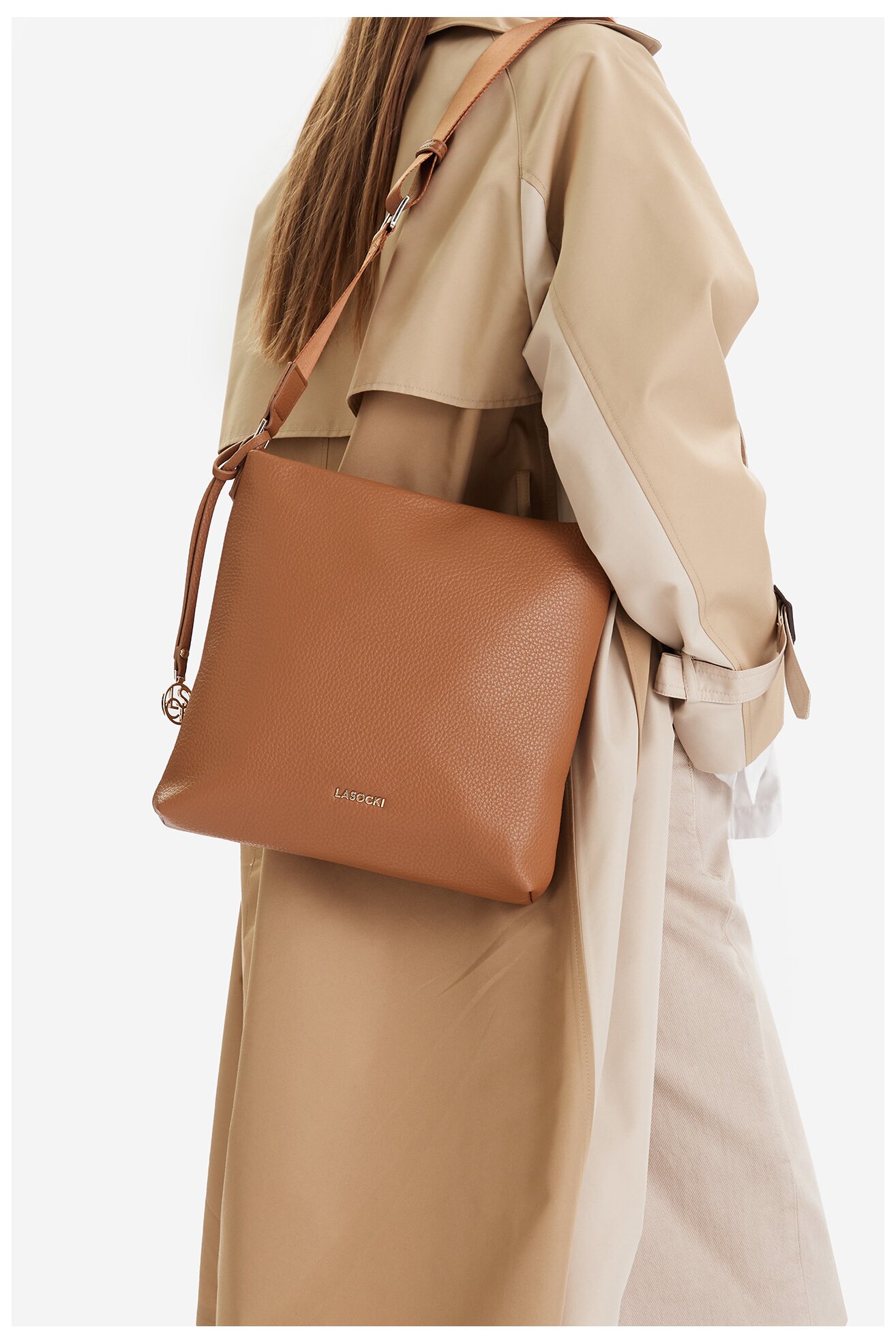 Kézitáska Lasocki CEO-LSK-K-031-06 BARNA