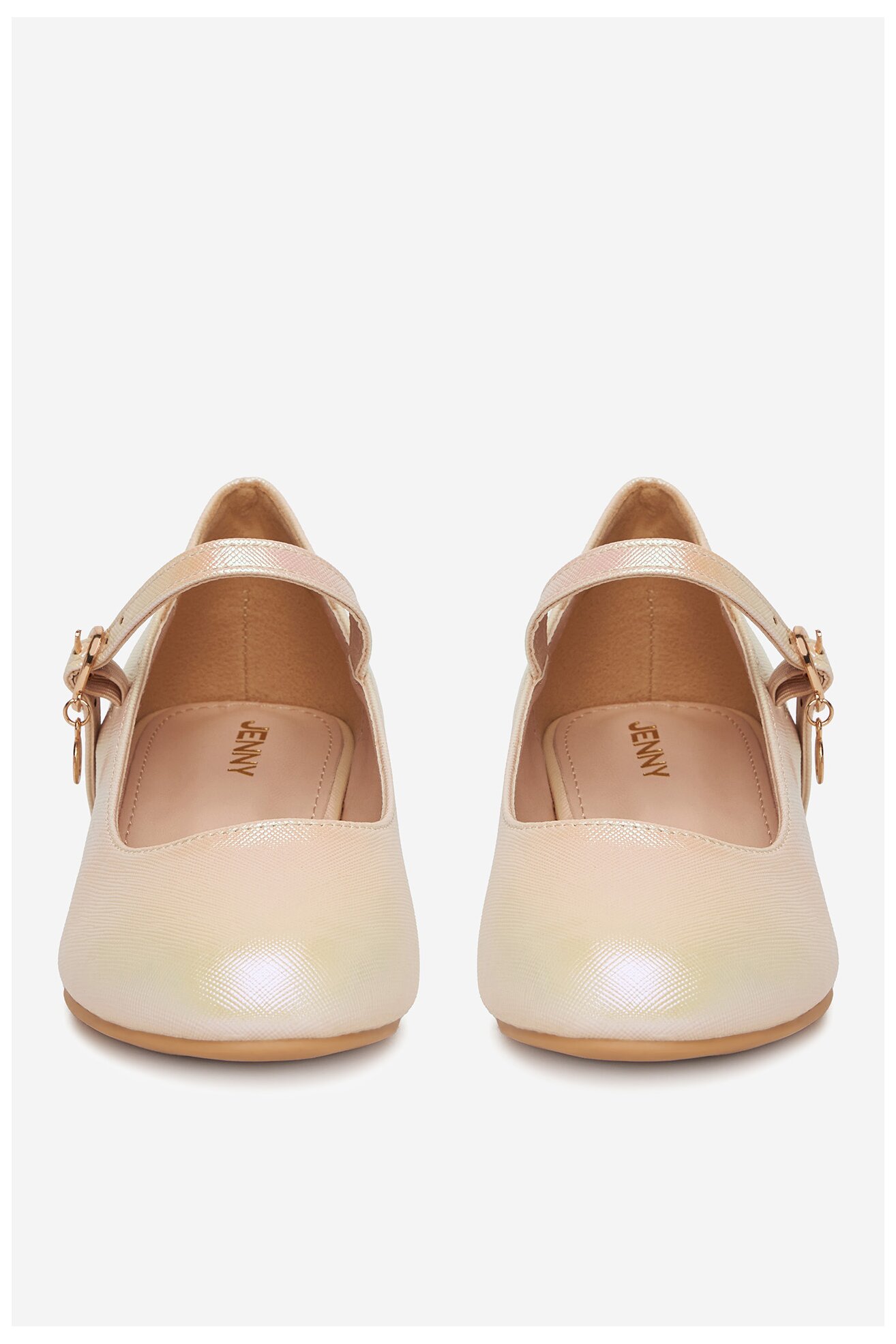 Półbuty Jenny CM240902-1 Złoty
