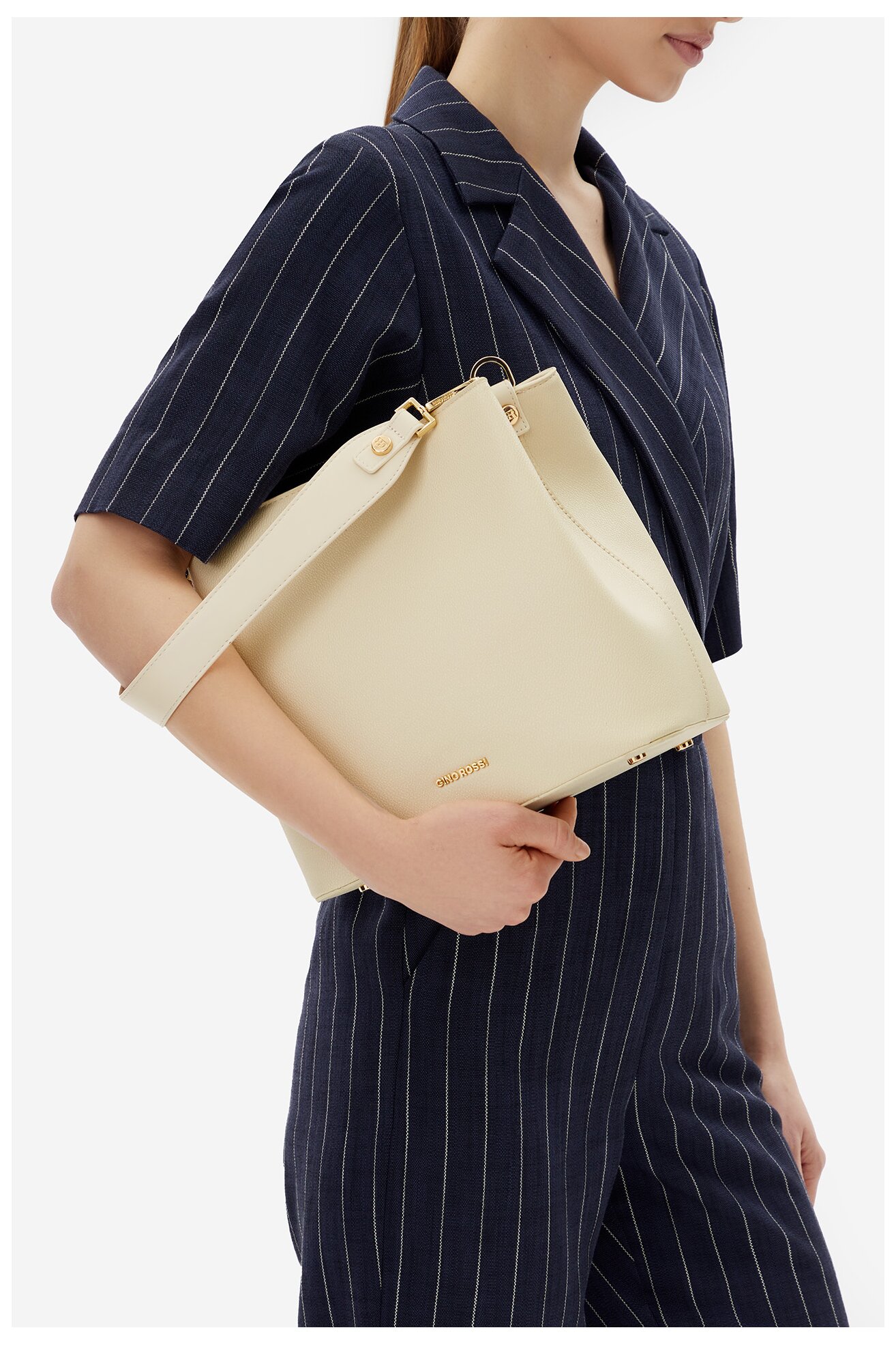 Torebka Gino Rossi TYLO-182 Kremowy