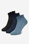 Шкарпетка NINE WEST KR_NW_LETIZIA_Z_SS25 (3 PACK) ЧОРНИЙ