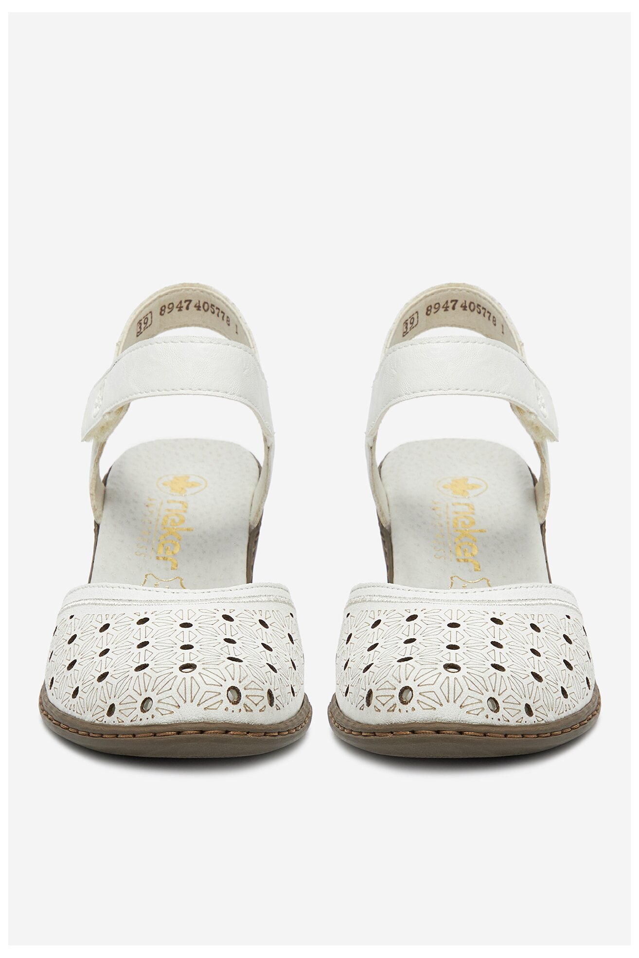 Sandały Rieker 40991-80 Biały