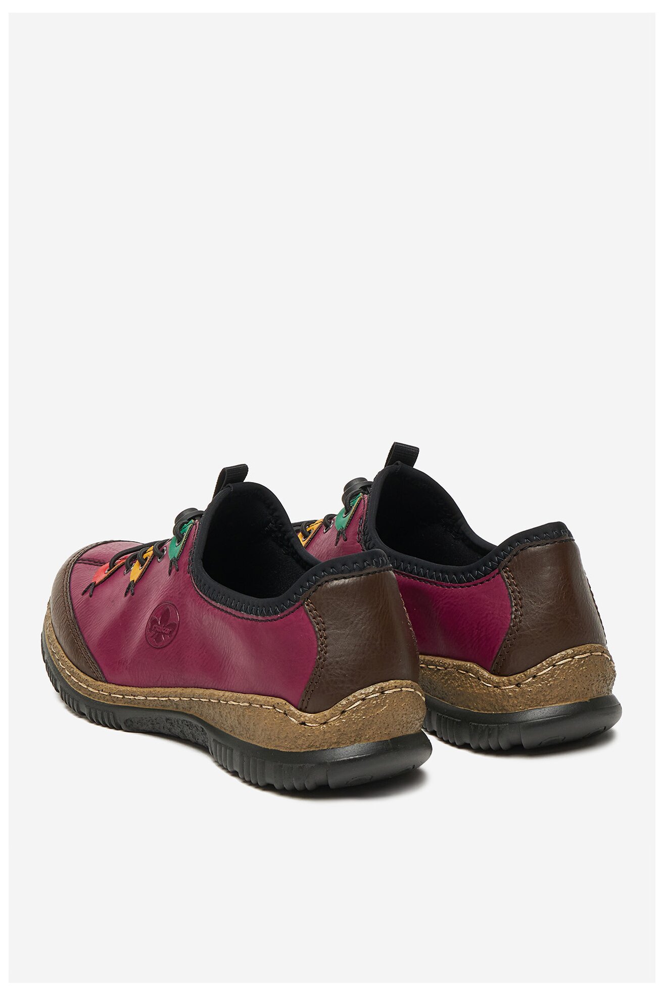 Половинки обувки Rieker N3271-30 ТЪМНОРОЗОВ