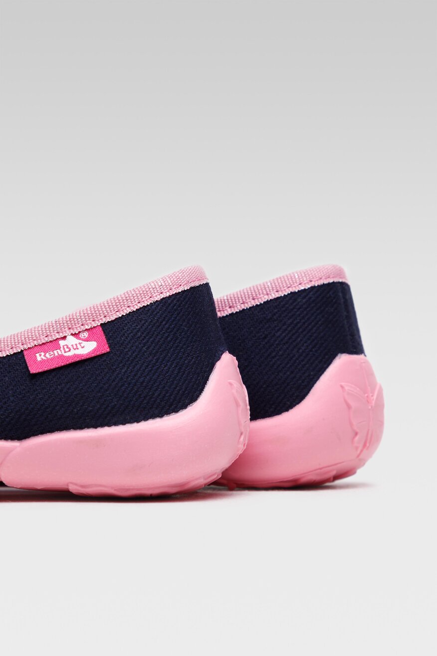 
                RenBut - Kapcie z printem granatowe - 5903698842479