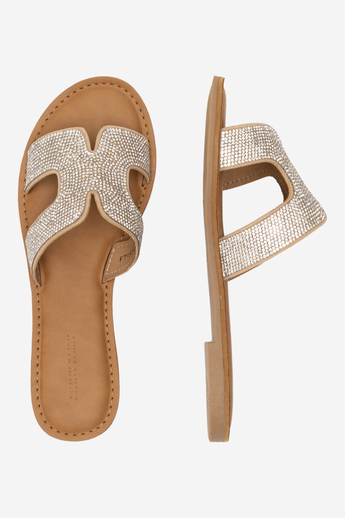 Джапанки Jenny Fairy CARLA FT15398AD-444 СРЕБРИСТ