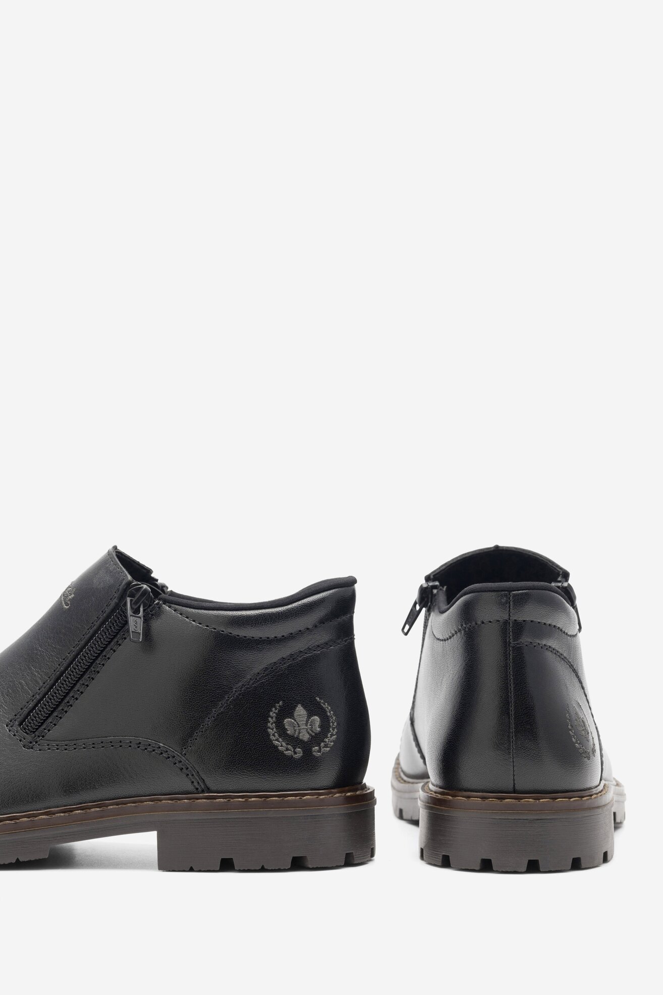 Kratke čizme Rieker 12194-00 CRNA