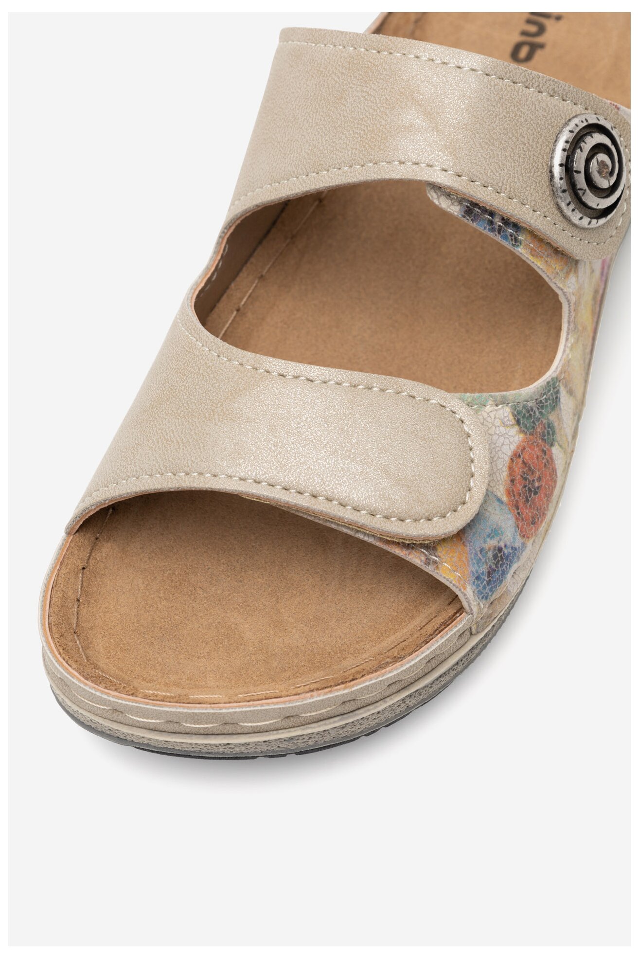 Klapki Inblu PF010100 Złoty