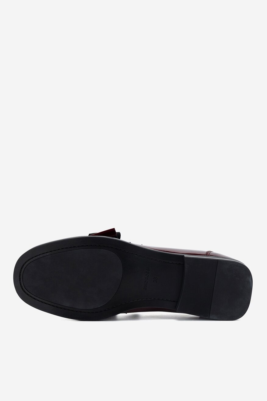 Mokasíny Gino Rossi BORDÓ - 5905588956181