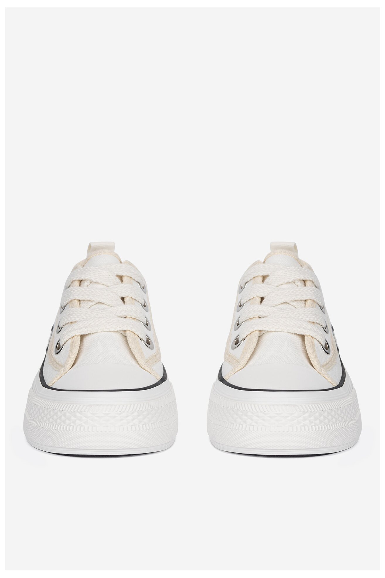 Pantofi pânză DeeZee WFA2914-1 ALB