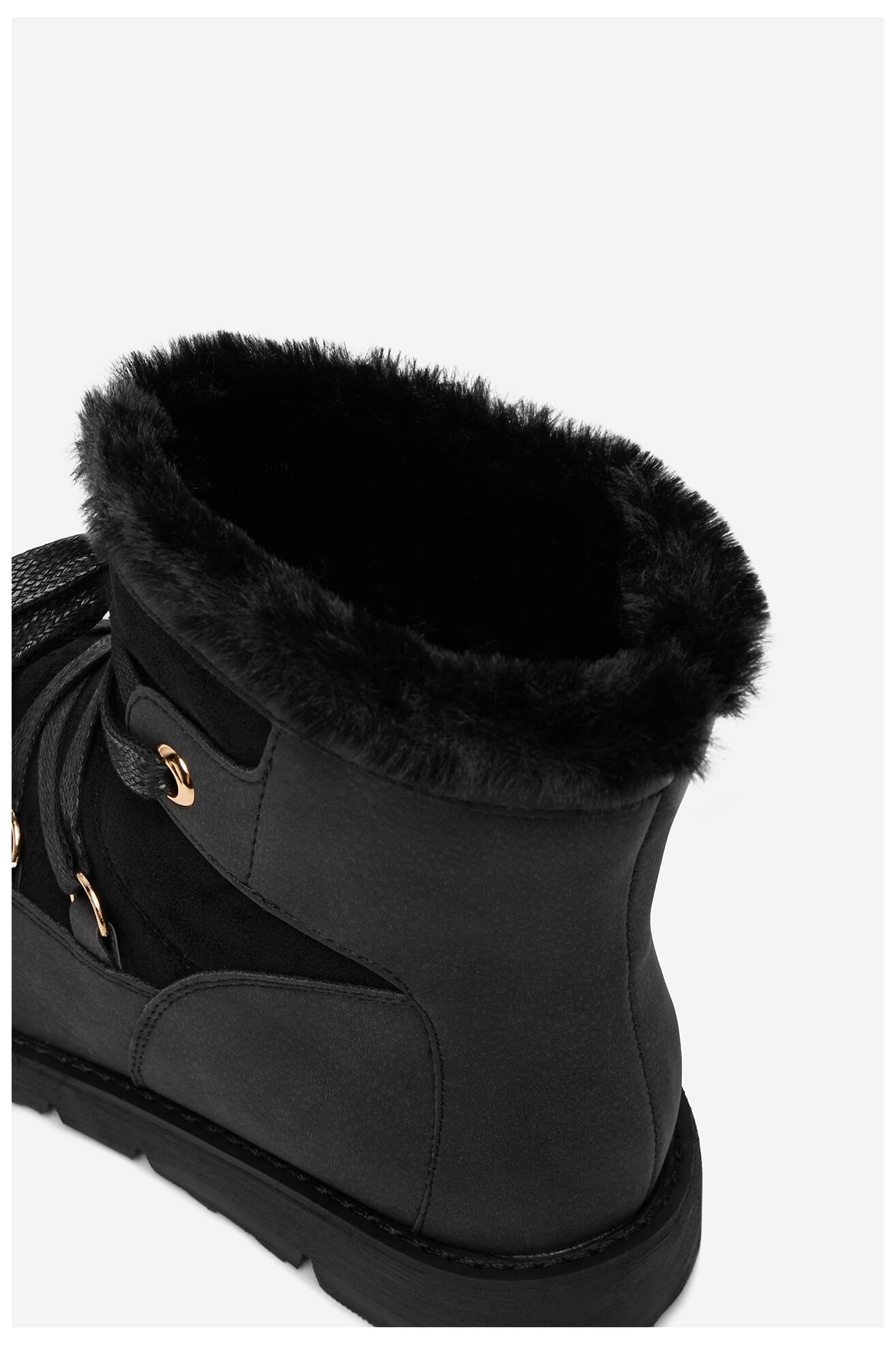 Ghete DeeZee 17125-1-BLACK PU NEGRU