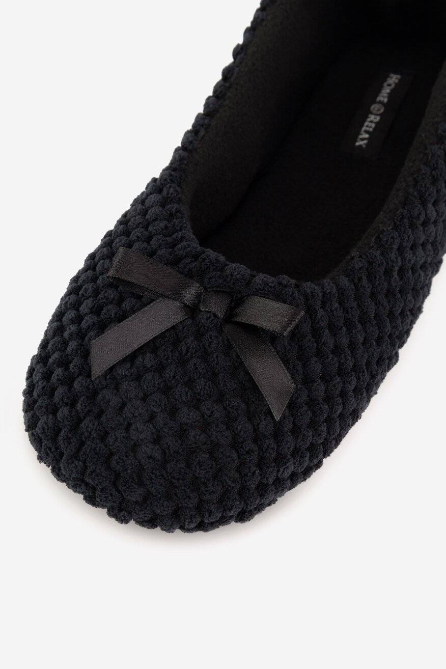 Papuci de casă Home&Relax NEGRU - 5905588994626