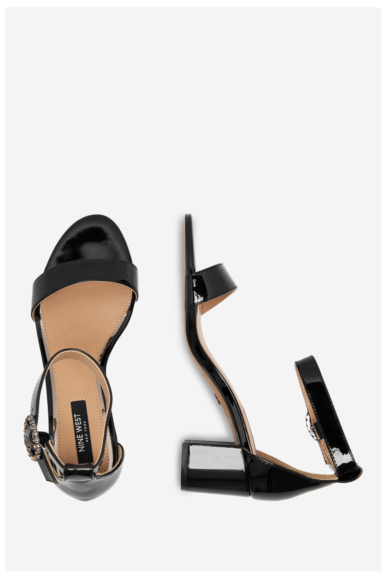 Szandál NINE WEST WFA2641-1 FEKETE