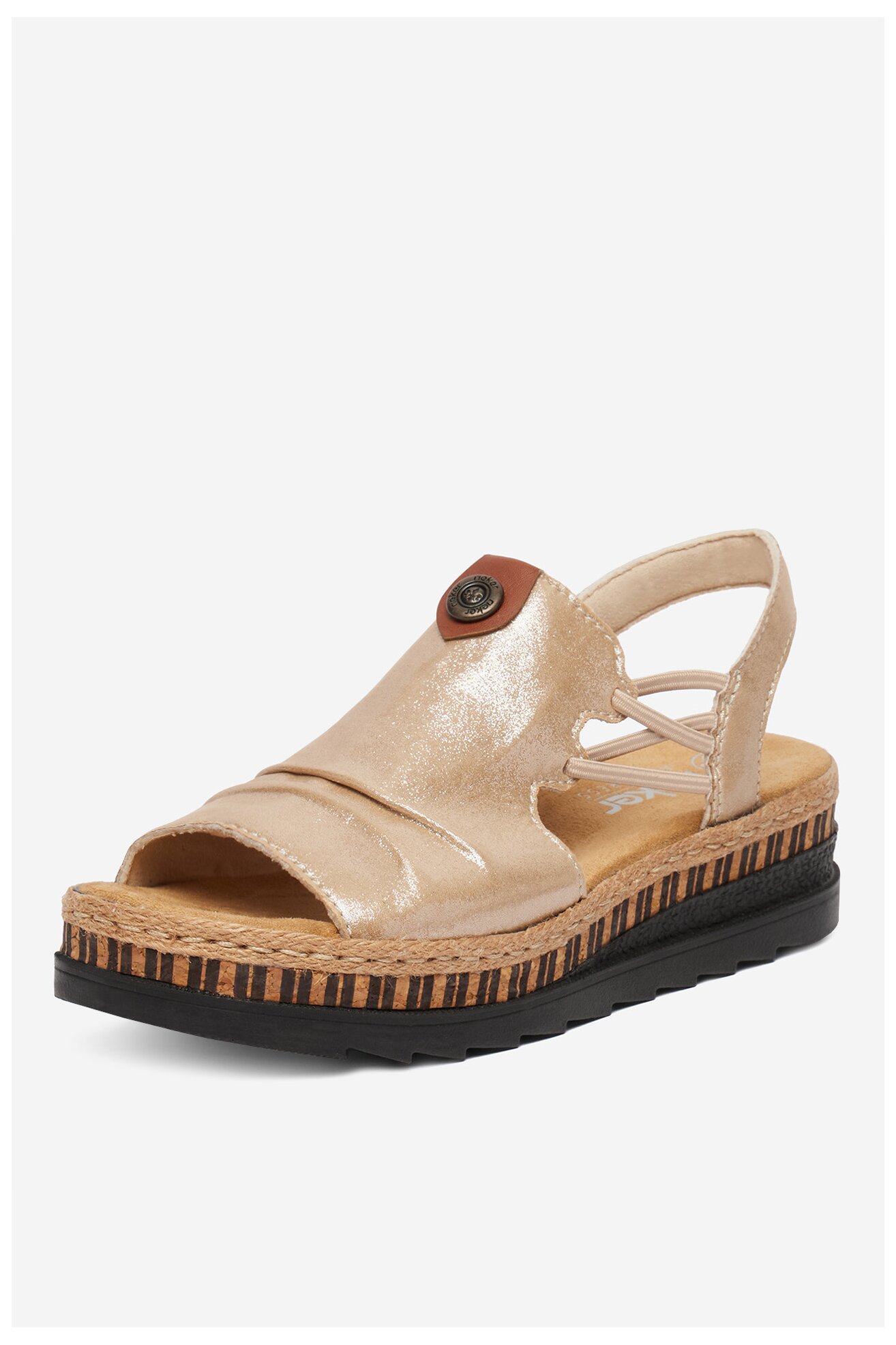Sandały Rieker CEO-V7972-60 Złoty